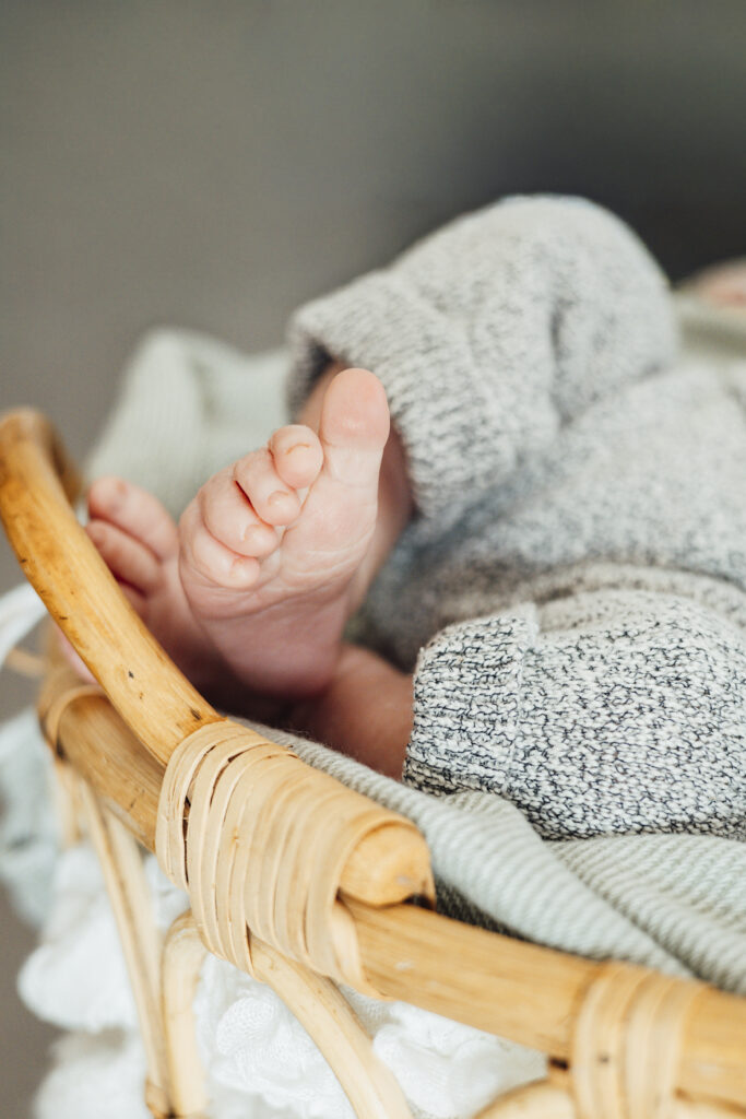 Baby Füße Empfingen.